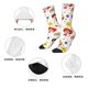 thumbnail image 5 of Fotbe Childrens Party Calcetas Largas con Estampado para Hombre y Mujer – Calcetas de Compresión Transpirables y Elásticas, Viajar y Uso Diario Talla 5-11, 5 of 6