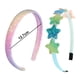 thumbnail image 2 of Diademas con purpurina para niñas, diademas de estrella arcoíris para accesorios para el cabello de niñas pequeñas, diadema infantil gruesa y brillante, 2 of 5