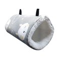 thumbnail image 1 of Rat Hammock Warmth Single Layer Hanging Bed Canvas House for Rats Multipurpose Fleeced Hammocks Pet Nest for Hamster Squirrel Gray Rabbit 20*11, 1 of 7