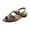 Cappuccino, variant on Meesha Women's Sandals Satin Pearl White Leather Size 10 M