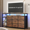 Brown, variant on 9 Drawers Dressers for Bedroom with LED Lights & Powers Outlets, 53 Inch TV Stand, Entertainment Center with Drawers & Open Shelves for Living Room,Rustic Brown