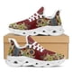 thumbnail image 1 of Zapatillas de deporte de malla con estampado floral de libélula para mujer, zapatos planos cómodos para adolescentes, color negro, 1 of 6