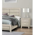 thumbnail image 3 of Modern 6pc Bedroom Set Full Bed Nightstand Dresser Mirror Chest Light Brown Finish Wooden Furniture, 3 of 7