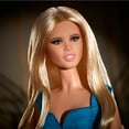 Barbie Supermodel Claudia Schiffer Doll, Versace Gown, Platinum Edition