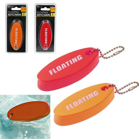Boating Keychains - 2 X Oval Foam Floating Keyring Keychain Waterproof Key Chain Boating Water Sport