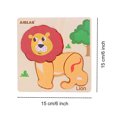thumbnail image 2 of Rompecabezas de madera Juguetes de madera para niños Juguetes de aprendizaje Juguetes educativos Regalo para niños Juego de 4 rompecabezas, 2 of 4