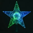 Color Changing LED Light Up Star Christmas Tree Topper Xmas Decoration ...