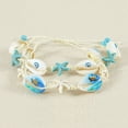 thumbnail image 2 of Nvzi -b Bohemian Bracelet Sea Turtle Bracelet Sea Star Bracelet Hand-Woven Shell Bracelet Beach Bracelet Summer Beach Bracelet-Style C, 2 of 4