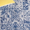 thumbnail image 5 of SAFAVIEH Courtyard Taegan Floral Indoor/Outdoor Area Rug, Navy/Grey, 5'3" x 7'7", 5 of 10