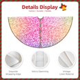 thumbnail image 3 of Fotbe Colorful Glitters Pattern Christmas Tree Skirt, Tree Skirts Plush Christmas Decorations, Christmas Tree Skirts Xmas Decorations Holiday Party Decor-36", 3 of 6