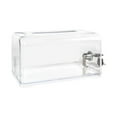 thumbnail image 1 of Rongfmy Acrylic Tip Jar Clear Storage Container for Raffle Ticket Charity Restaurant Small, 1 of 8