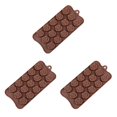 thumbnail image 1 of Molde de Silicona Inteprter para Chocolate Forma de Rosa 22x10x1.7cm 3piezas, 1 of 6