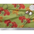 thumbnail image 2 of Soimoi Cotton Poplin Fabric Leaves & Aster Floral Decor Fabric Printed Yard 42 Inch Wide, 2 of 3