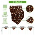 thumbnail image 5 of White Pumpkins Fall Table Runner Linen Burlap Table Runner 90 Inches Long Thanksgiving Maple Leaves Brown Dresser Scarves for Kitchen Island Coffee Dining Room Party Wedding Holiday Decor 13"x90", 5 of 8