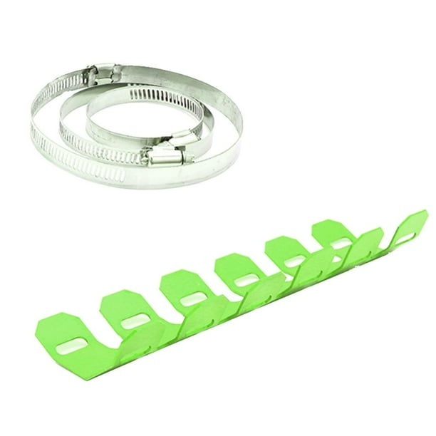 Protector de protección contra el calor para tubo de escape de motocicleta, protector de talón para Verde kusrkot Escudo térmico del silenciador de escape