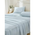 thumbnail image 2 of Rug Branch California Cotton Club 2 PC Queen Pillowcases – 600 Thread Count, 100% Long-Staple Cotton, Soft Sateen Weave, Breathable, Durable, Machine Washable – Light Blue, 2 of 4