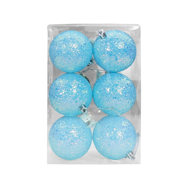 Bolas de Navidad 6 piezas Decoración navideña Colgantes para árbol de Navidad Decoraciones Colgantes pintados