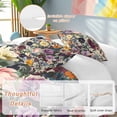 thumbnail image 3 of Country Flowers Bedding 3 Piece Duvet Cover Set Queen Size, Retro Pastoral Colorful Floral Herbs Soft Microfiber Comforter Cover with Zipper Closure & Pillowcases, Wrinkle & FadeResistant Quilt Cover, 3 of 9