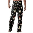 thumbnail image 3 of Hearthz Christmas Men Pajama Pants Winter Soft Elastic Waist Men's Pajama Bottoms Warm Cozy Xmas Pj Bottoms Lounge Pants Pajama Pants, 3 of 4