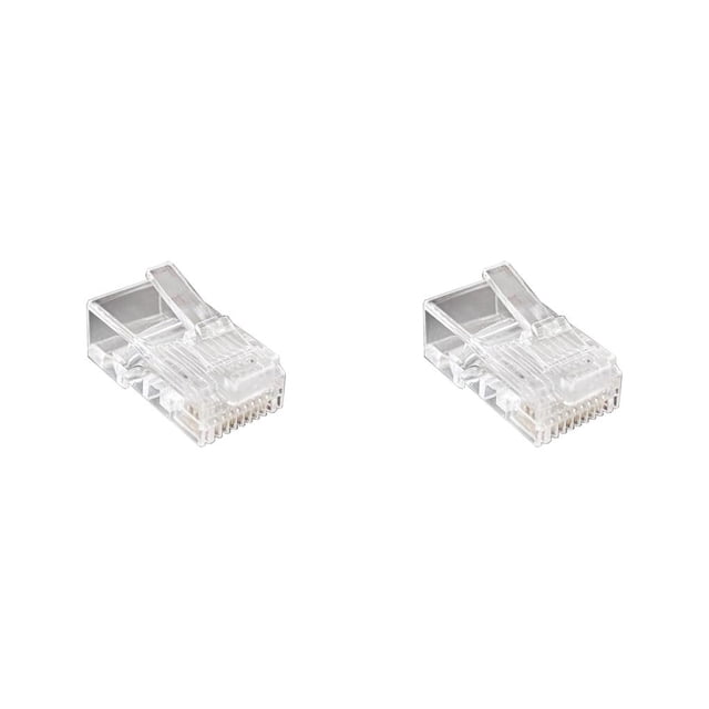 ZLight Connecteur de Câble Internet Portable Transparent Connecteurs de Réseau Ethernet 50 Pcs 2Ensemble