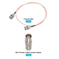 thumbnail image 3 of Cable Coaxial RF de Baja Pérdida Unique Bargains RG316 Bnc Macho A Bnc Macho 2 Pies Naranja 1 Ud, 3 of 7