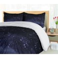 thumbnail image 3 of Juego de Funda Nórdica, Vista Etérea del Cielo Oscuro Atmósfera Nebulosa Fantasía Cósmica, 3 of 5