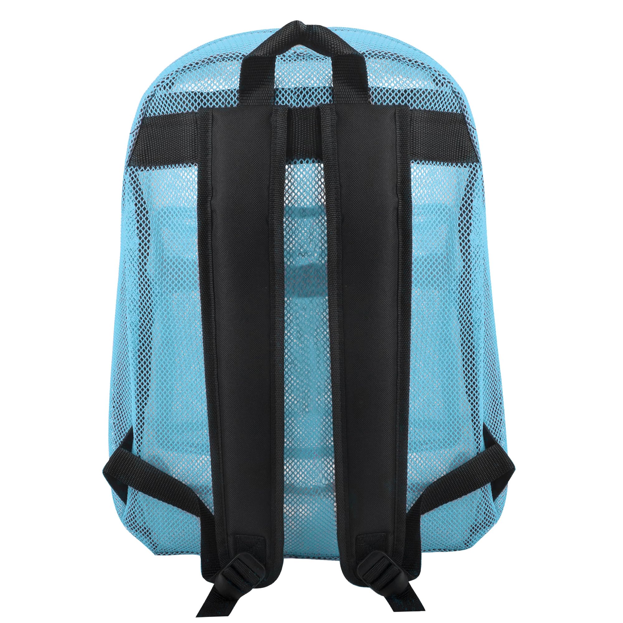 Mochila Transparente de Color Sólido Aprobada para Estadio, para Viajes y Commuting en Azul Claro 5