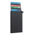 thumbnail image 3 of Card Holder Wallet, Men's Minimalist Slim Metal Rfid Blocking Contactless Card Protector, 3 of 3