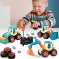 thumbnail image 2 of 1 Ensemble Camion Jouet d'Assemblage pour Tout-Petits Jouet Créatif à Démonter Cadeau Durable pour Garçons, 2 of 4