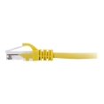 thumbnail image 3 of C2G 6IN Cat6a Snagless Unshielded (UTP) Network Patch Ethernet Cable-Yellow - Patch cable - RJ-45 (M) to RJ-45 (M) - 6 in - UTP - CAT 6a - molded, snagless, stranded - yellow, 3 of 5