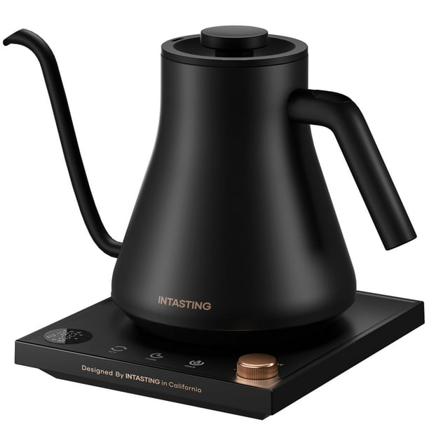Hervidor eléctrico INTASTING Gooseneck de 0.9 L con control de ± 1 ℉