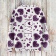 thumbnail image 4 of Dwralegc Valentine Clothes for Women Heart Graphic Cute Sweater Knitted Crew Neck Plus Size 2026 Casual Pullover Purple S, 4 of 4