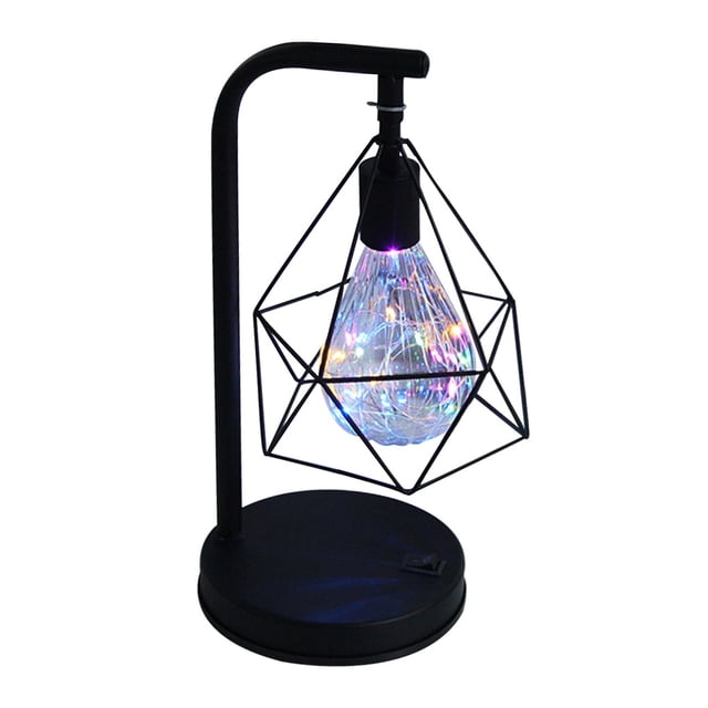 Billuyoard Lámpara de Hierro LED Luz de noche Nórdica Decoración de cabecera Iluminación para dormitorio Sala de estudio Iluminación y accesorios No.02 Billuyoard HA007027-02