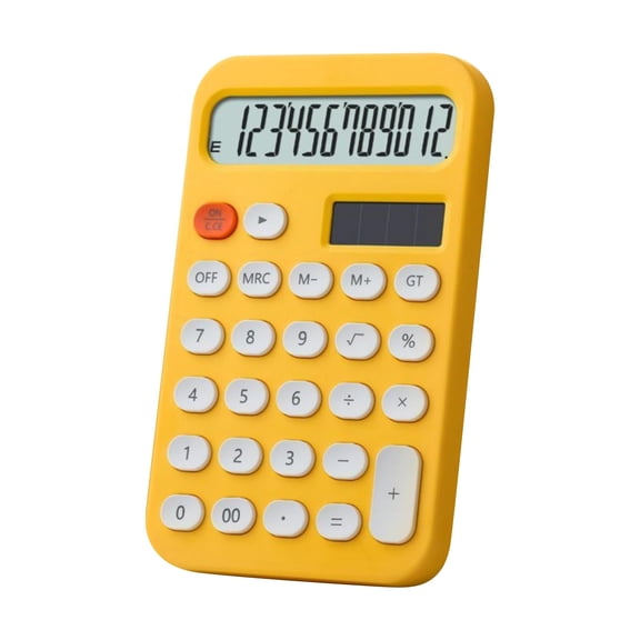 Desktop Calculator, 12 Digit Basic Calculator with Tilt Stand, for School, Home, Office