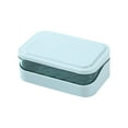 thumbnail image 1 of ¡Liquidación! Recipiente para jabón en barra por menos de $5, estuche de viaje para guardar platos, escurridor, caja, tapa para platos, plástico., 1 of 8