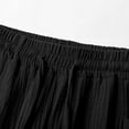 thumbnail image 5 of Jxximdong Capris Pants for Women, Elastic Loose Linen Summer 3/4 Muslin Trouser Lightweight Comfy Athleisure Pant with Pockets, Black Women's Cropped Pants, 5 of 6