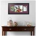 thumbnail image 2 of ArtToFrames Collage Photo Picture Frame with 1 - 8x10 and 2 - 4x6 Openings, Framed in Black with Ruby and Black Mats (CDM-3926-70), 2 of 8