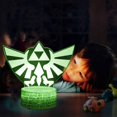thumbnail image 4 of The Legend of Zelda 3D Illusion Lamp Night Light for Kids 16 Colors Touch Switch Desktop Decoration Birthday Gift with Remote Control [Energy Class A+++], 4 of 4
