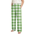 thumbnail image 7 of hotojiny Unisex Kids Pants Boys Girls Comfortable Plaid Bottoms Loose Fit Elastic Waist Soft Trousers for Christmas(Army Green,11-12 Years), 7 of 7