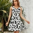 thumbnail image 7 of White Leopard Dress Fashion Beach Long Dresses Female Party Printed Sundress, 7 of 7
