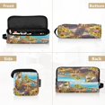 thumbnail image 3 of Hair Tools Storage with Heat Resistant Mat- Seaside Pattern Printed Curling Iron Travel Bag/Flat Iron Case for Women, 3 of 8