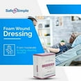 thumbnail image 4 of Simpurity Foam Non-Adhesive Foam Wound Dressing, 2" x 2", Box of 12, 4 of 4