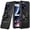 Black, variant on PT for Cricket Icon Plus 2026 SN333 / AT&T Verge 2 SN333A Robotic Ring Kickstand Hybrid Phone Case Cover - Blue