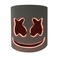 thumbnail image 3 of Naranja Máscara de DJ -Máscara LED para DJ Festival de música, Máscara de cosplay para fiesta de Halloween, Navidad de Acción de Gracias, XianweiShao 9024715962447, 3 of 3