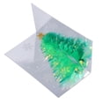 thumbnail image 3 of Carte de Vacances Arbre de Noël 3D Pailleté - Vert avec Design Embossé, 3 of 5