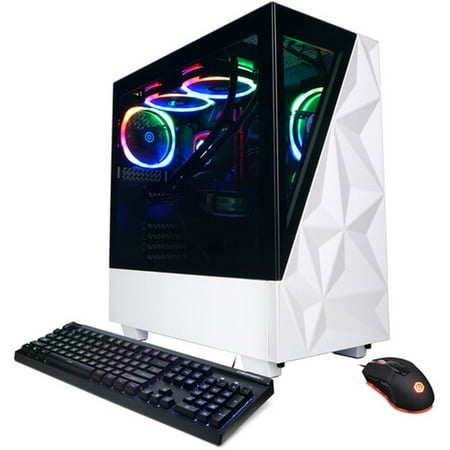 CYBERPOWERPC Gamer Supreme Liquid Cool SLC10060CPGV9 Gaming Desktop Computer, Intel Core i7-14700KF, 32GB DDR5, NVIDIA GeForce RTX 4070 Ti Super 16GB, 2TB SSD, White, Win 11 Home 64