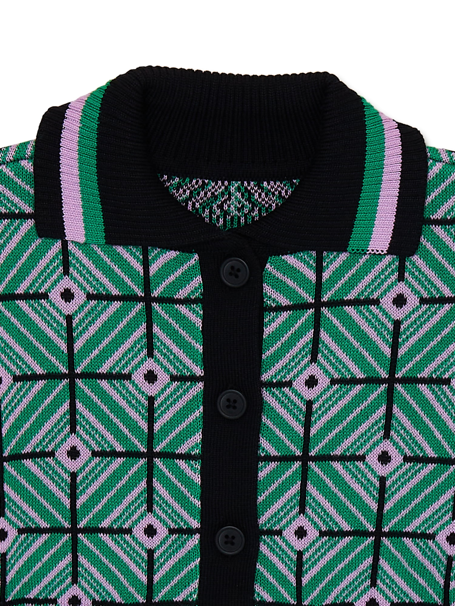 Nik and Leksi Girls Jacquard Cardigan, Sizes 4-16