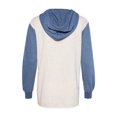 thumbnail image 3 of MV Sport - New Women - IWPF - Womenâ€™s French Terry Hooded Pullover with Colorblocked Sleeves, 3 of 3