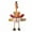 A, variant on Thanksgiving Turkey Stretchable Plush Doll Decor Ornament Festive Harvest Season Soft Stuffed Turkey Figurine Adjustable Height Fall Home Decor Cute Thanksgiving Tabletop