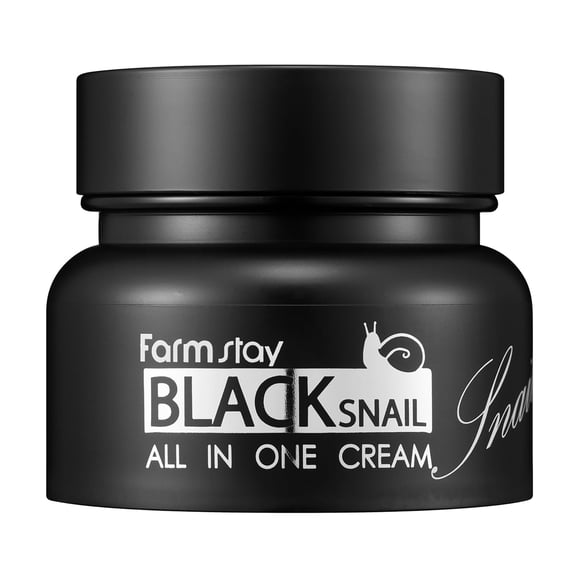 Crema FARMSTAY Black Snail All in One de 75 ml para piel firme